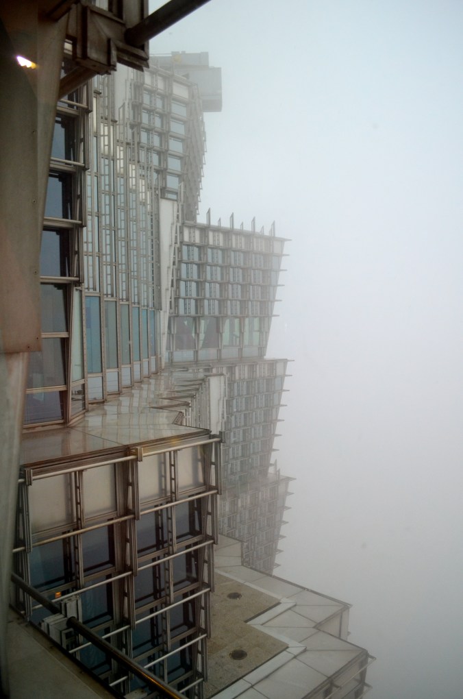 Visibility was less than 100 meters at the top.