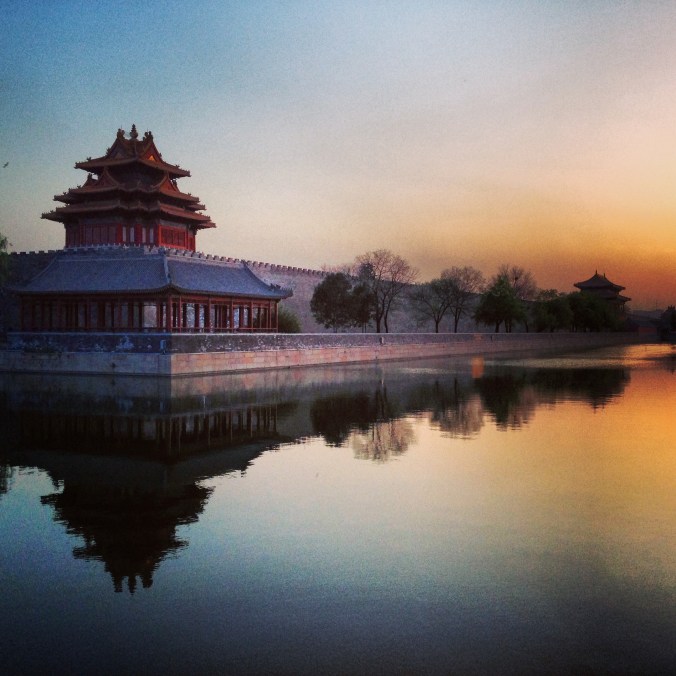 The northwest side of the palace wall. 